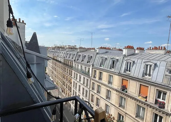 Superbe Loft Avec Vue Incroyable Sur Montmartre Lägenhet