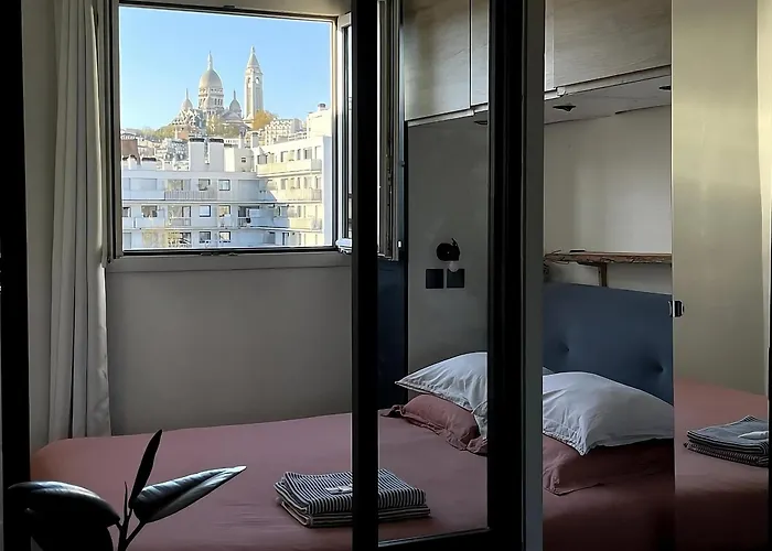 Superbe Loft Avec Vue Incroyable Sur Montmartre Lägenhet *